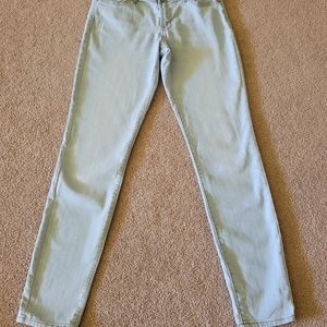 women's old navy size 0 super skinny mid rise jeans